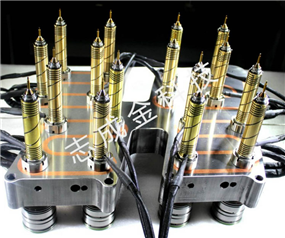 [Patent product] Needle valve+dispensing honeycomb two-color mold system